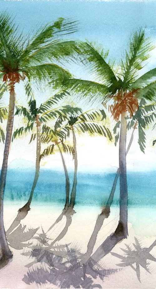 Summer landscape by Olga Tchefranov (Shefranov)