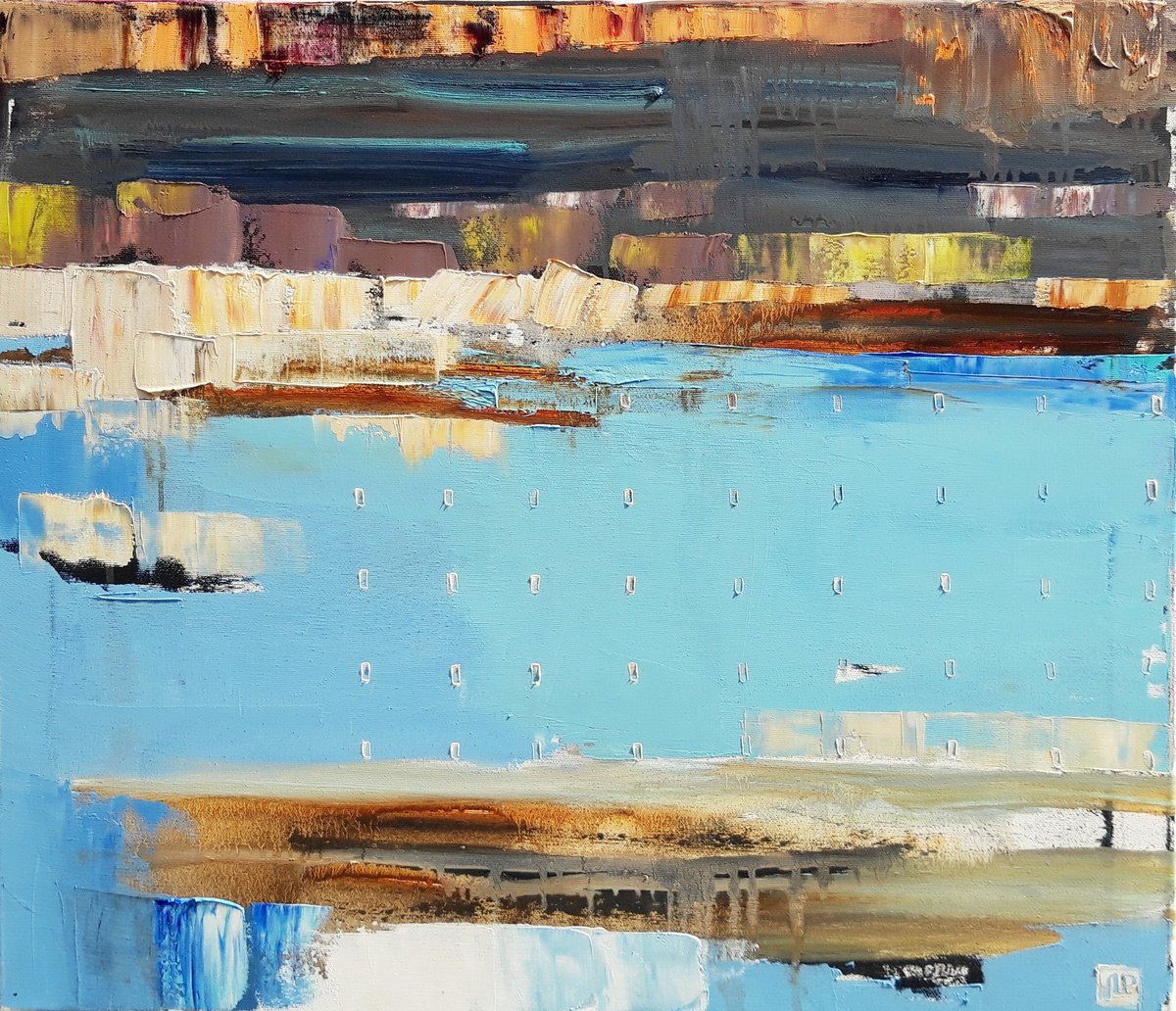 Spring. Lake. By Lesya Ros, 28 X 24, Artwork For Sale On Artfinder