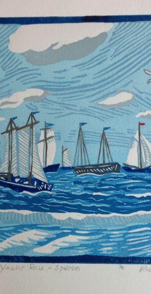 Regatta Spetses by Rosalind Forster