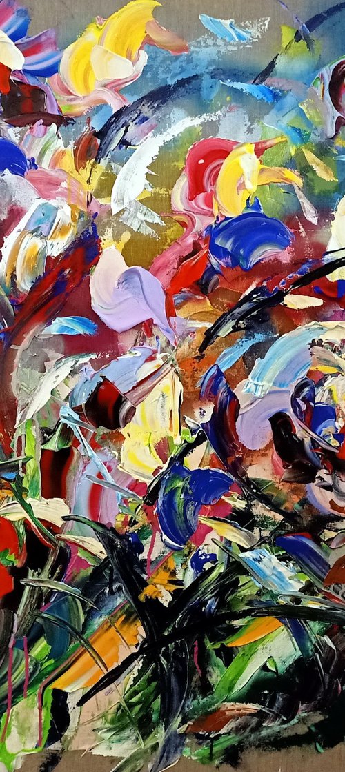 Fiori Su lino by Antonino Puliafico