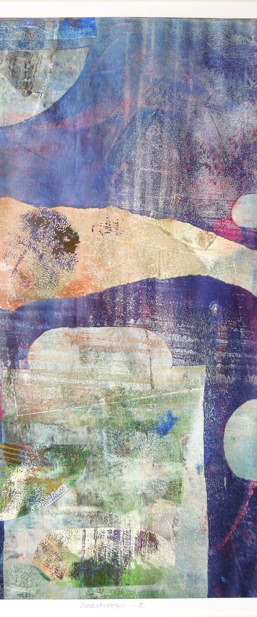 Sea Dream 2 - monoprint by Hilde Hoekstra