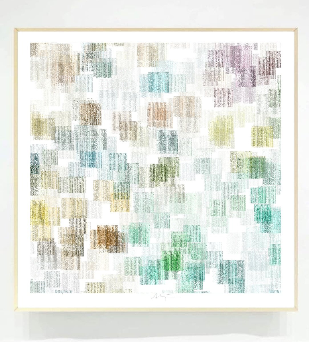 Impressionistic Giclee Print , Mir Garden Ii By Alejos, 17 X 17, Artwork For Sale On Artfinder