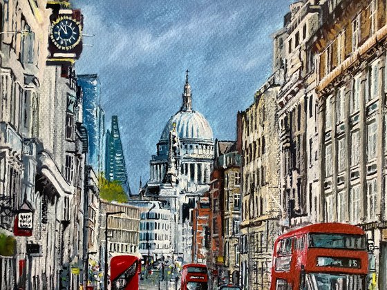 St. Paul’s Cathedral London scene