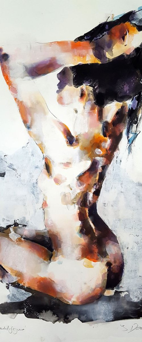 2-22-18 seated figure by Thomas Donaldson
