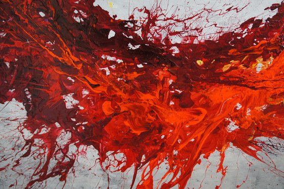 Twisting Fire V - CANVAS ONLY
