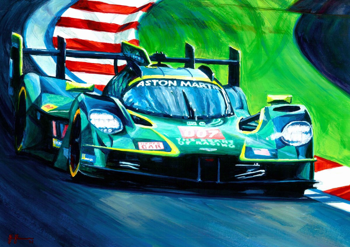 Aston Martin Valkyrie 2025 Thor By Alex Stutchbury, 18 X 13, Artwork For Sale On Artfinder