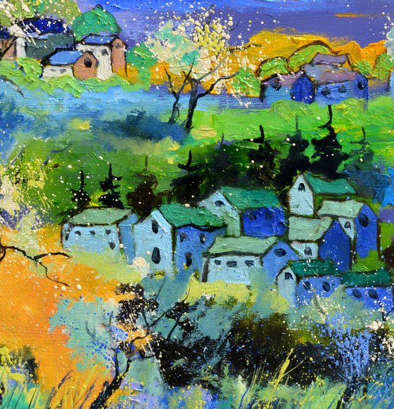 Joyful landscape in my country