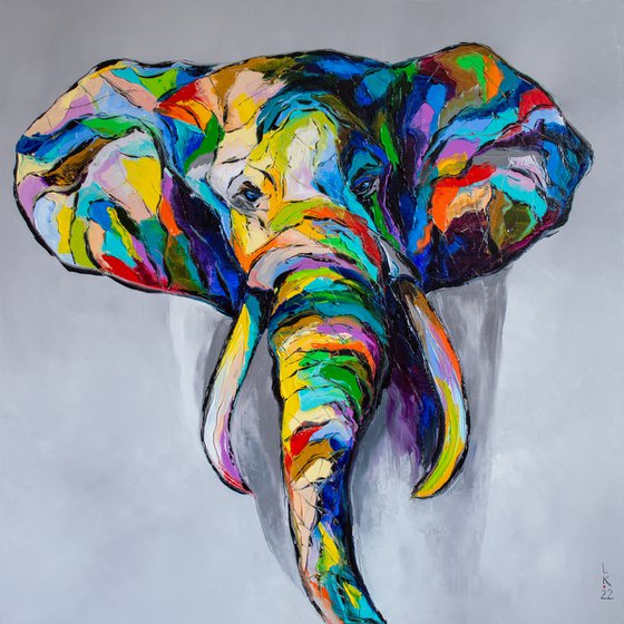 Colorful elephant