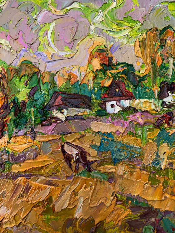 The Cows Are Grazing
