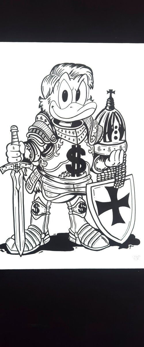 Ready for this new adventure - Scrooge Knight by Carlos Pun Art