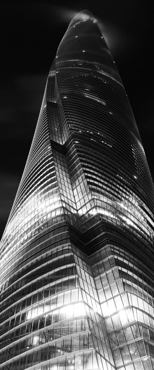 Shanghai Centre Tower, Shanghai, China [Framed; also available unframed] by Charles Brabin