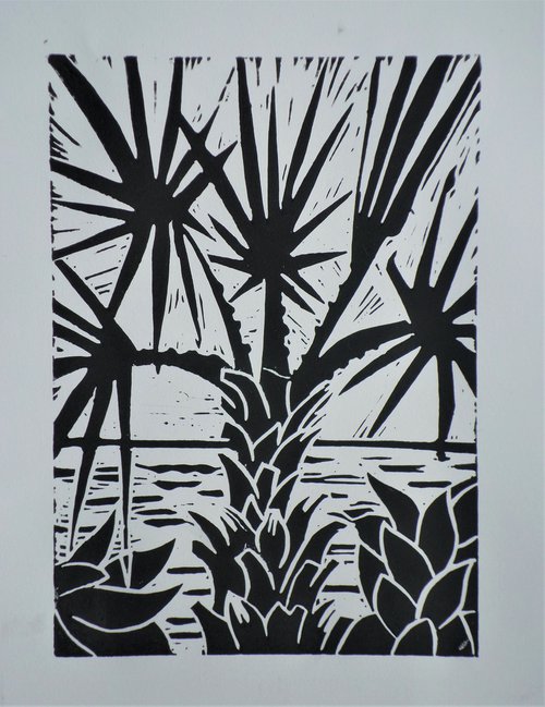 Palm tree by Kirsty Wain
