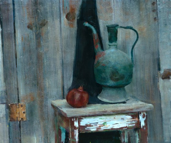 Caucasian Still Life – Original Oil Painting