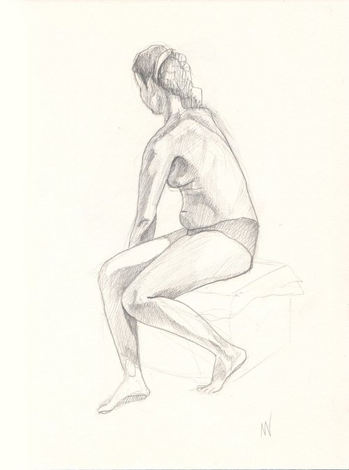 Sketch of Human body. Woman.57 by Mag Verkhovets