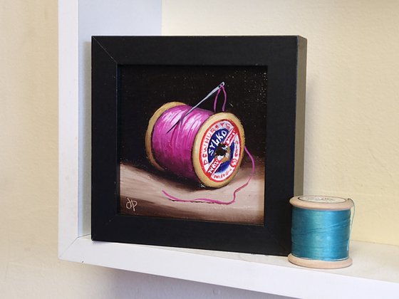 Little Sylko cotton reel still life