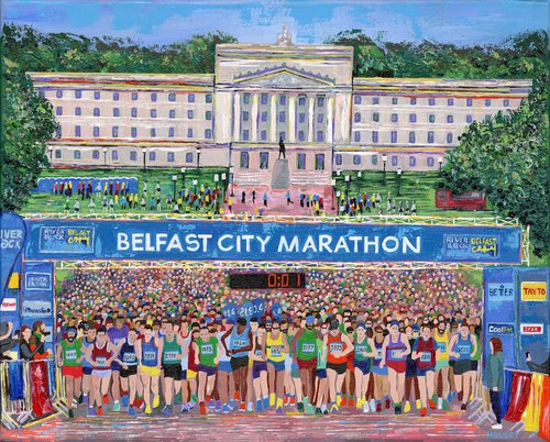 Belfast Marathon by Maria Liddy