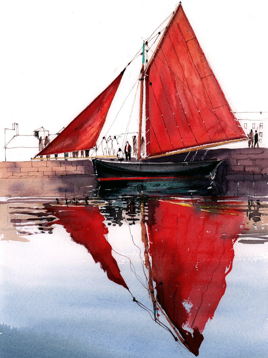 Scarlet Sails in Galway by Anastasia YOUKKI Mamoshina