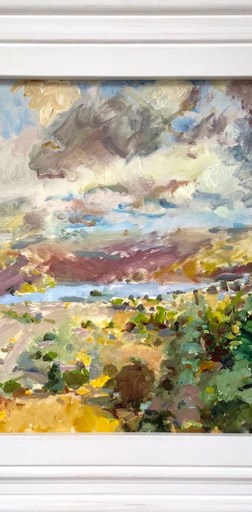 Little Irish Landscape II Plainair work by Lana Verdi