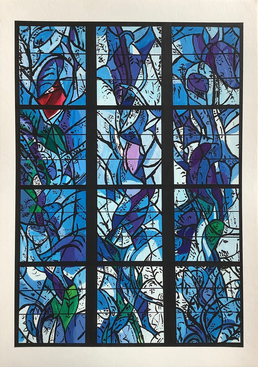 Chagall Window by Wolfgang Foste
