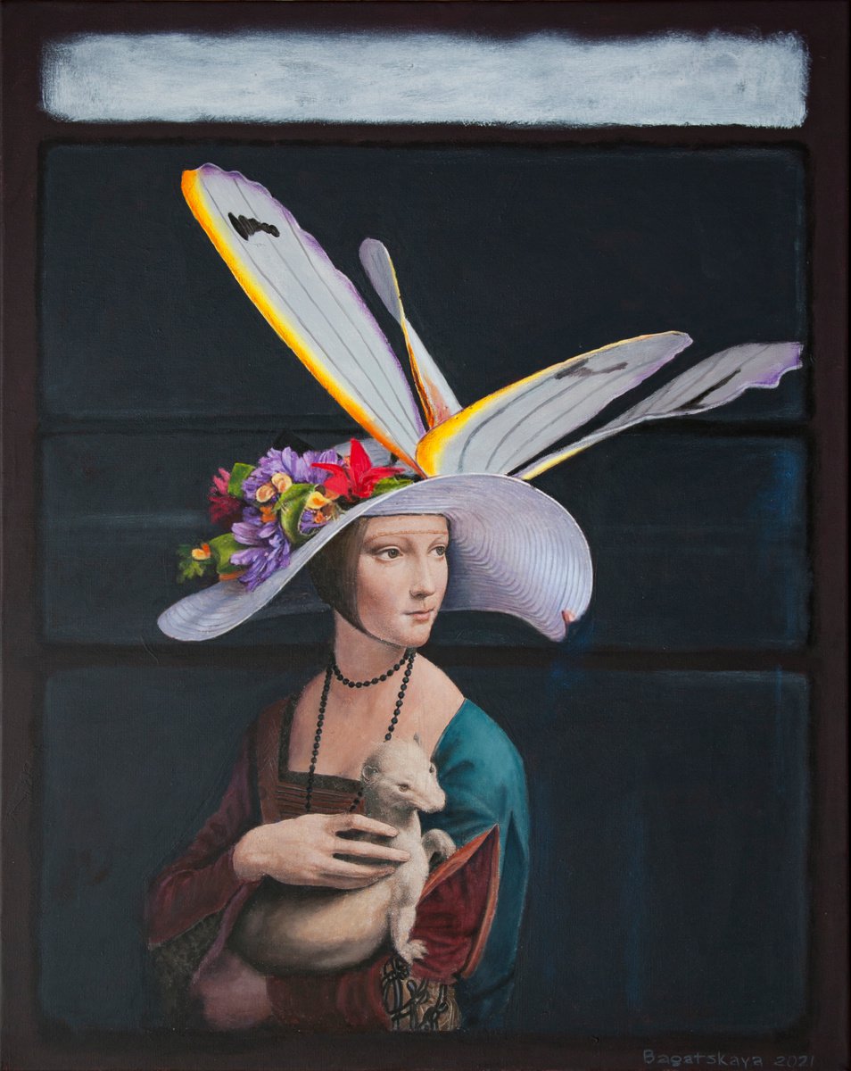Lady with an Ermine Visiting Rothko by Nataliya Bagatskaya