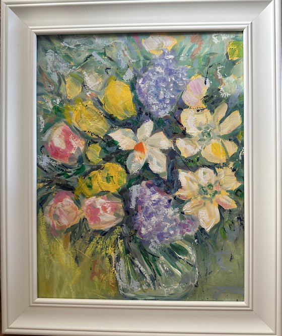 Daffodils and Tulip bouquet