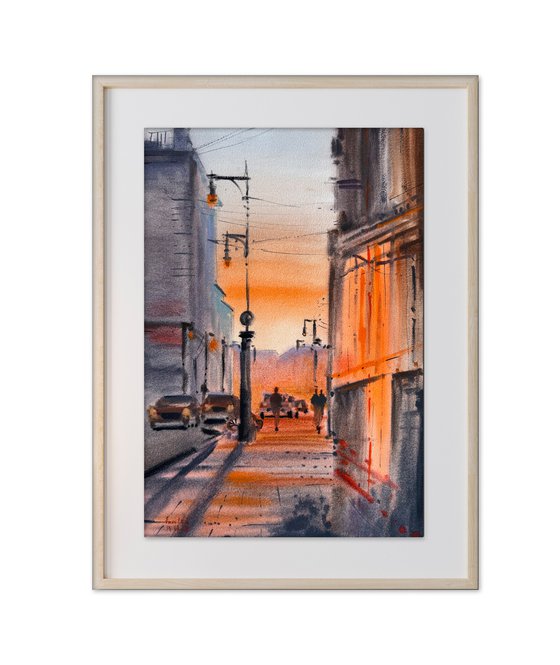 Orange sunset