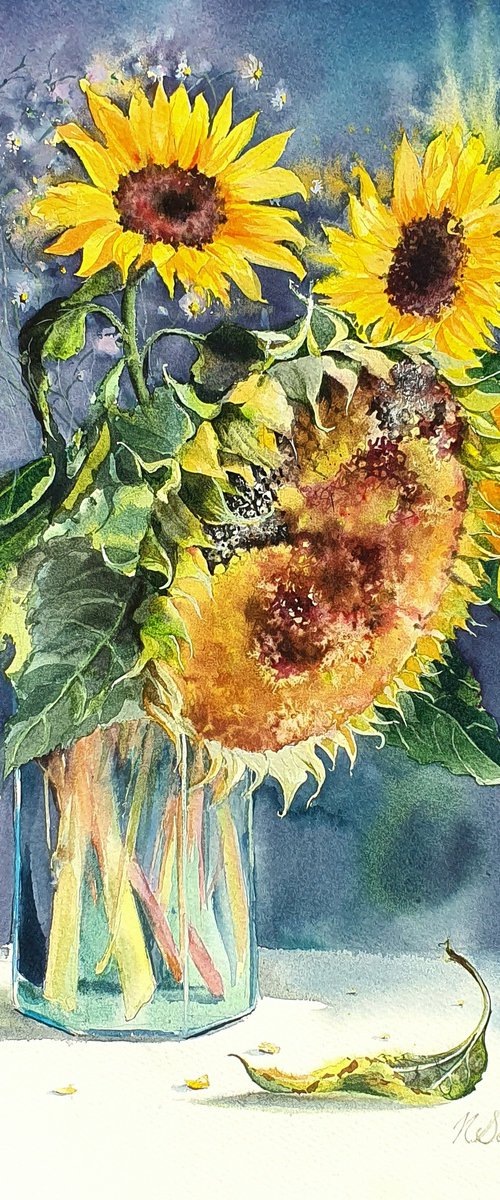Sunflowers by SoNata Art