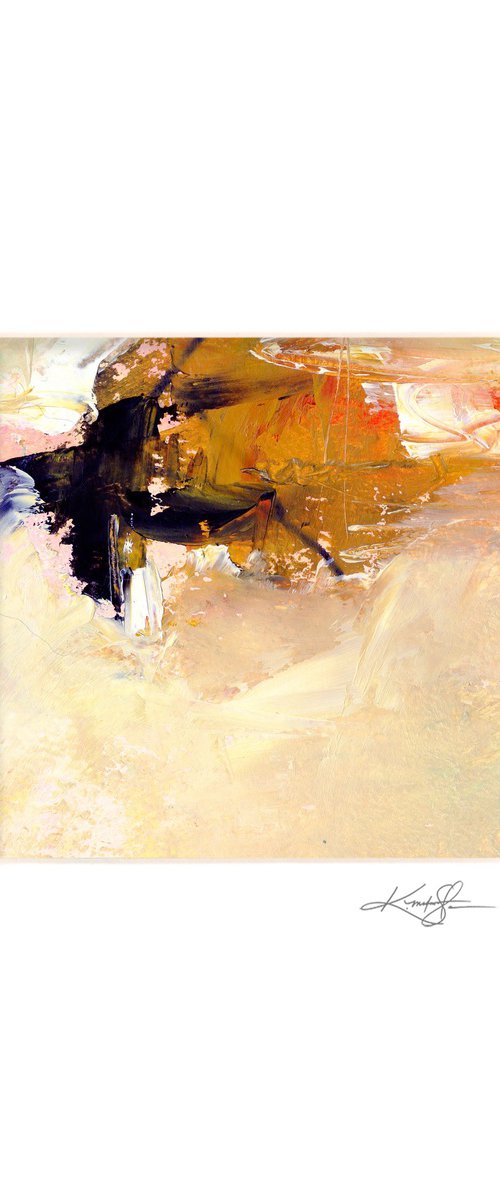 Oil Abstraction 101 - Oil Abstract Painting by Kathy Morton Stanion by Kathy Morton Stanion