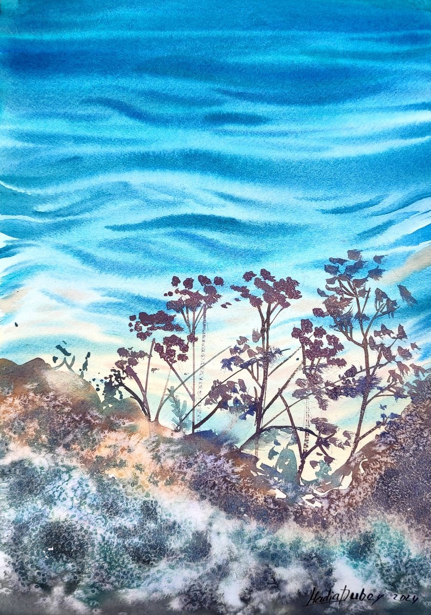 Sea.Original artwork by Nadiia Dubei