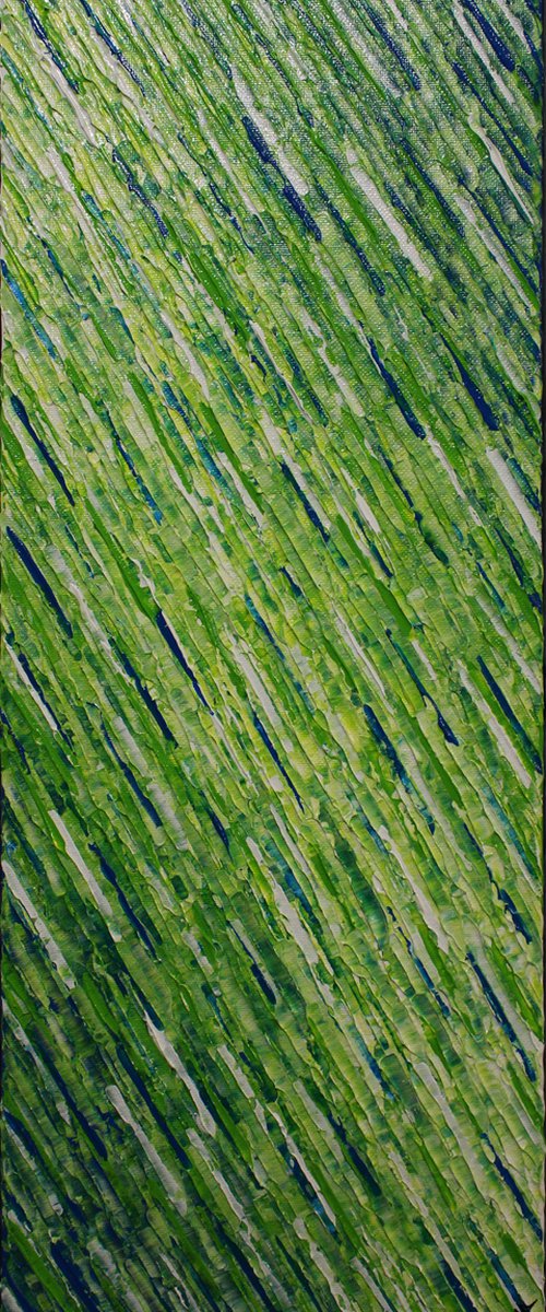 Blue green white knife texture by Jonathan Pradillon
