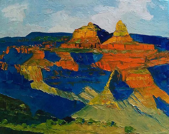 "Canyon Shadows'' Landscape