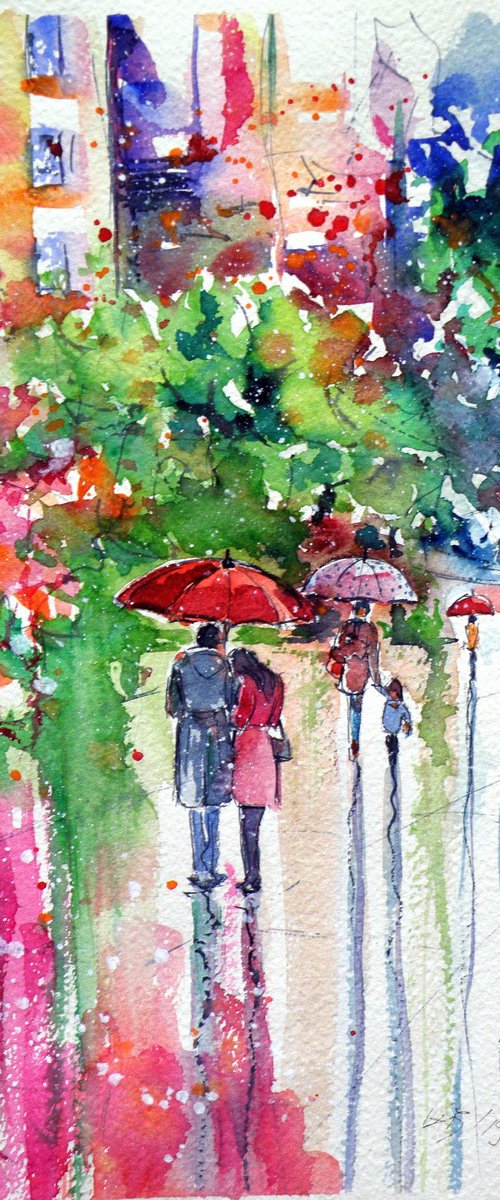 Meeting at rainy day by Kovács Anna Brigitta
