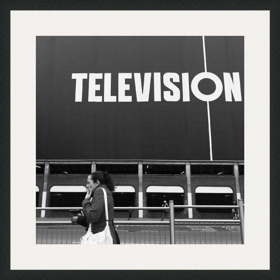 Television, 21x21 Inches, C-Type, Framed