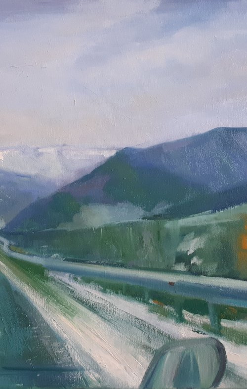 Road to the mountains by Olga Onopko
