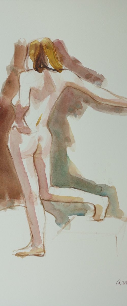 standing female nude by Rory O’Neill