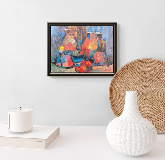 Two Jugs in Vibrant Tones