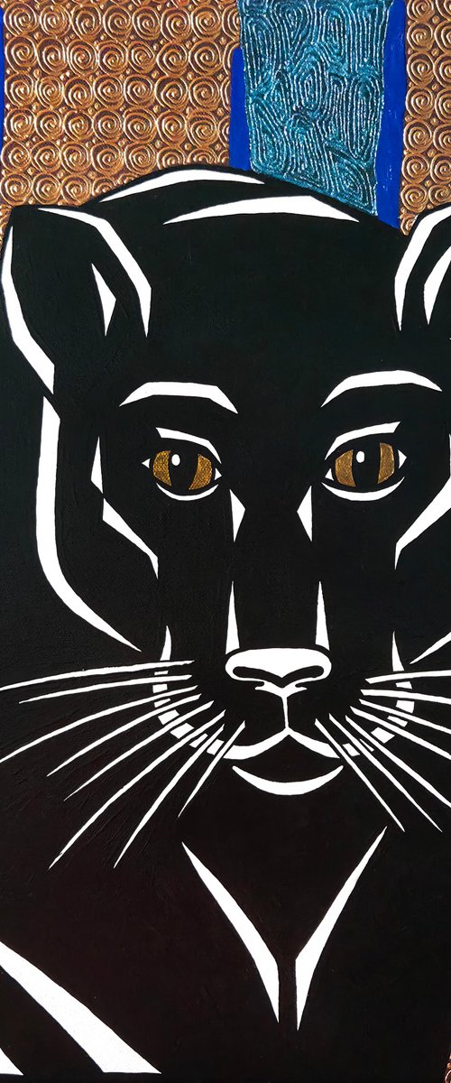 Obsidian Puma by Yanina Tuyman