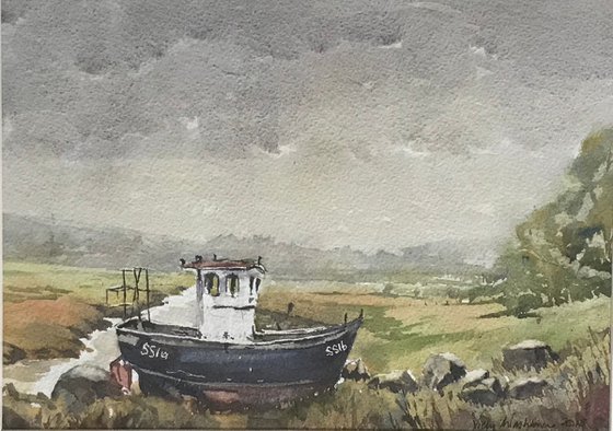 Penclawdd Fishing Boat