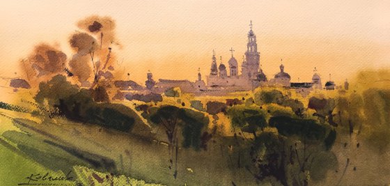 View of the Lavra. Autumn