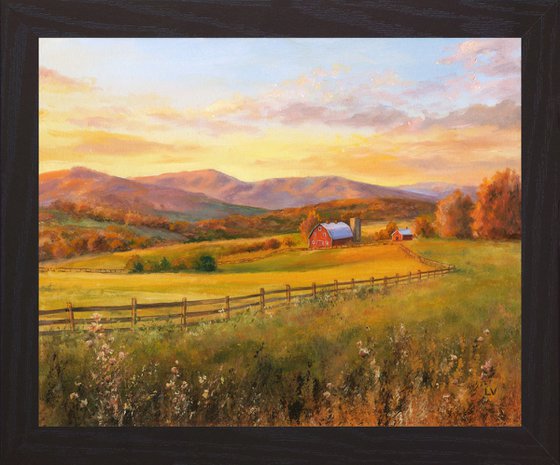 Rustic farm in the countryside