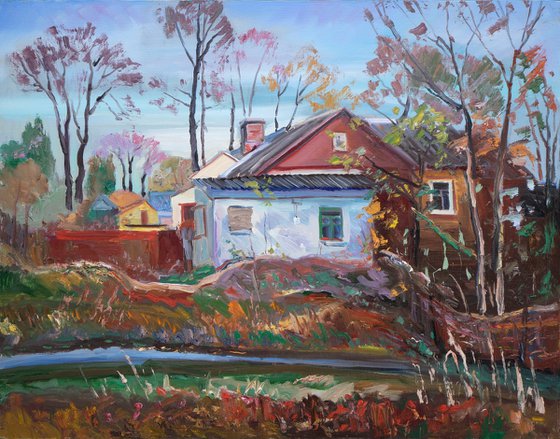 Old house. Autumn