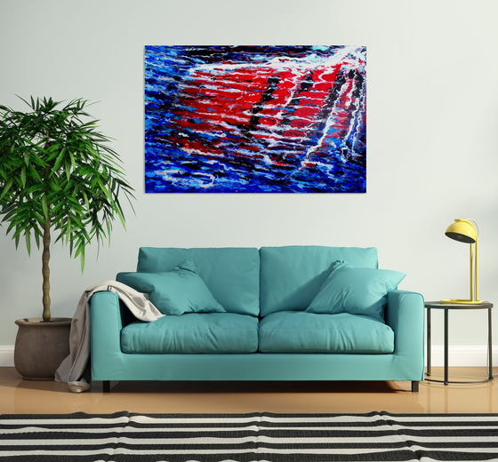 Ebb and Flow I ( Extra Large- 150 cm x 100 cm )