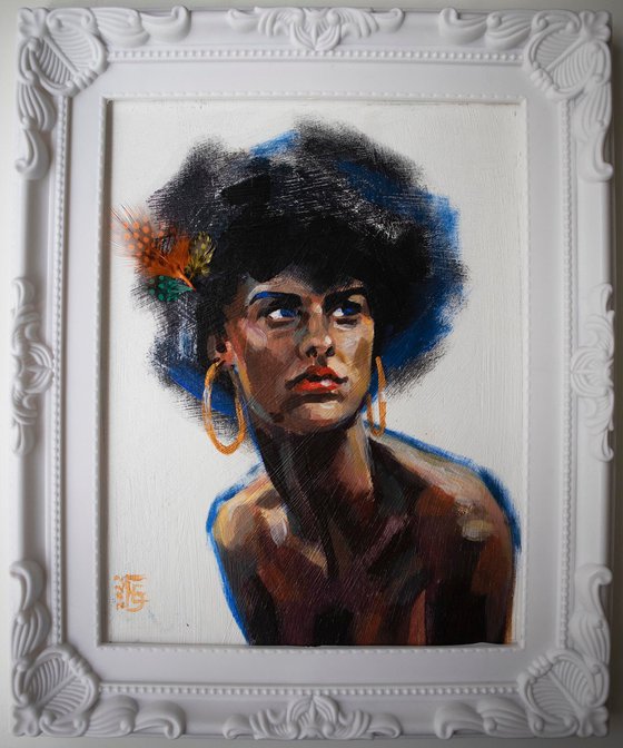 Cuban Girl (framed)