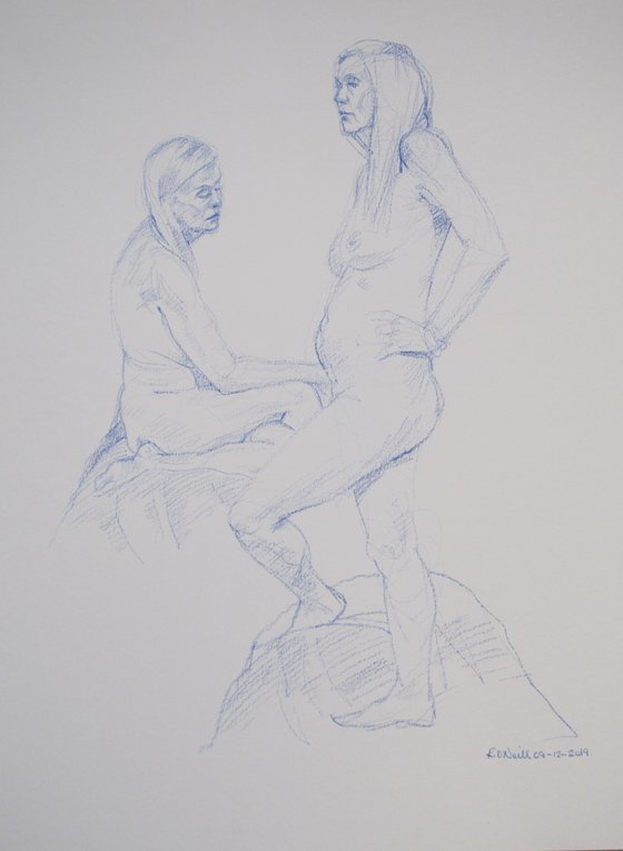 female nude 2 poses