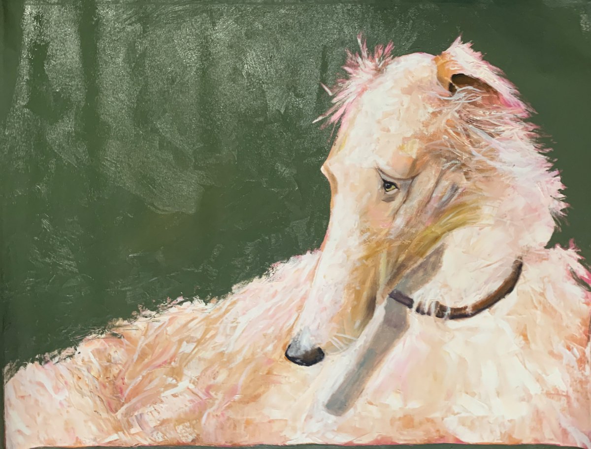 Greyhound. Hound dog. by Vita Schagen