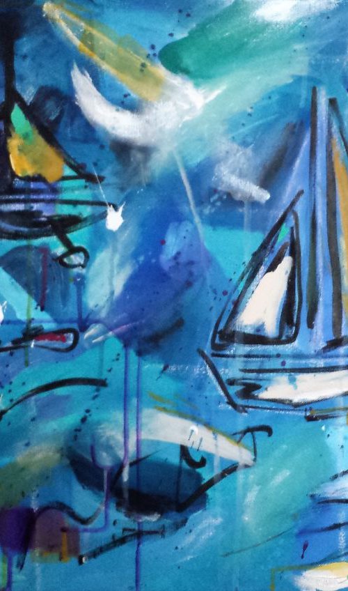 Boats, Ahoy! by Mahlia Amatina Autistic Artist