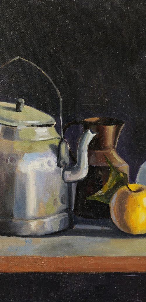 Still Life with Teapot by Joan Mato