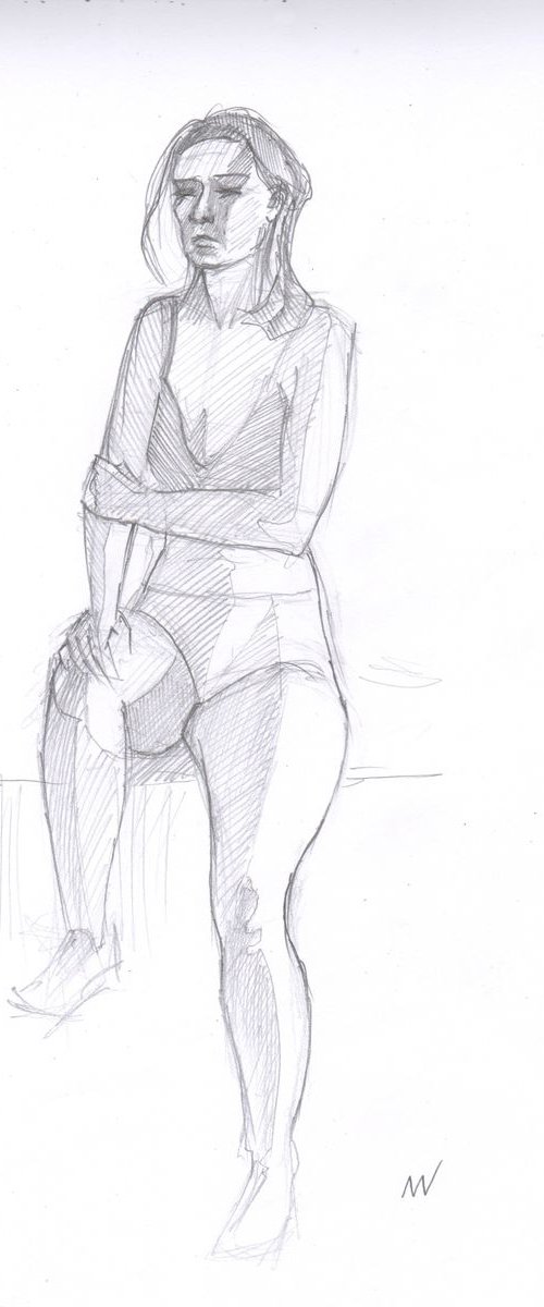 Sketch of Human body. Woman.77 by Mag Verkhovets