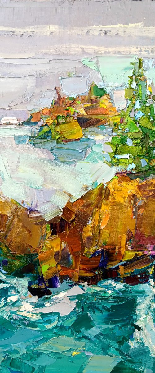 AT THE EDGE OF THE SEA by Ruslan Khais