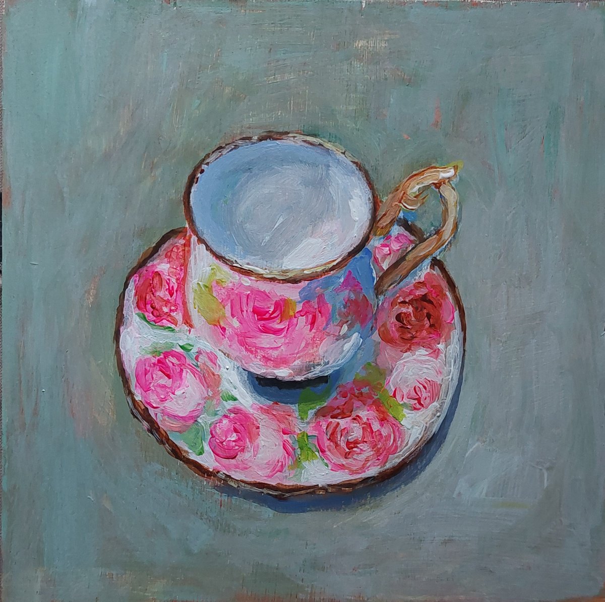 Englis teacup 2 by Els Driesen